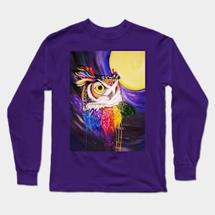 Rainbow Owl 2 Long Sleeve T-Shirt